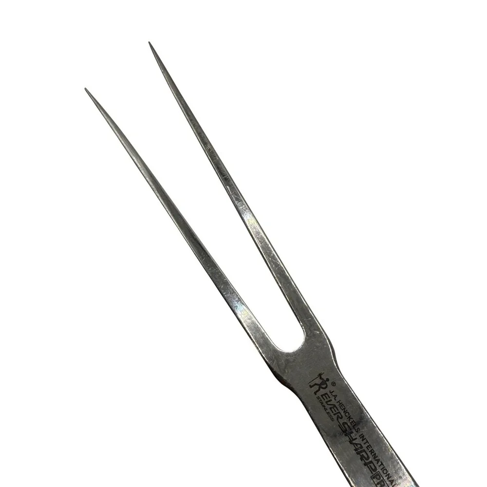 JA Henckels International EverSharp Pro Carving Fork Stainless Steel Japan Black